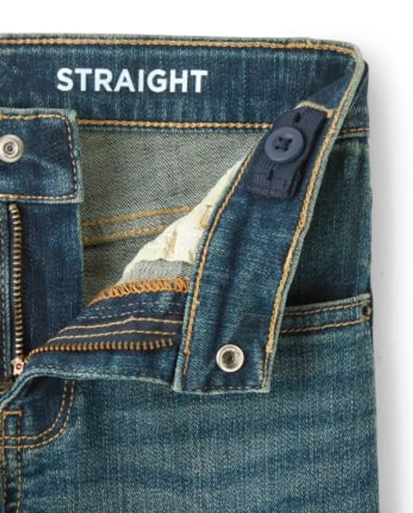 Boys Husky Straight Jeans