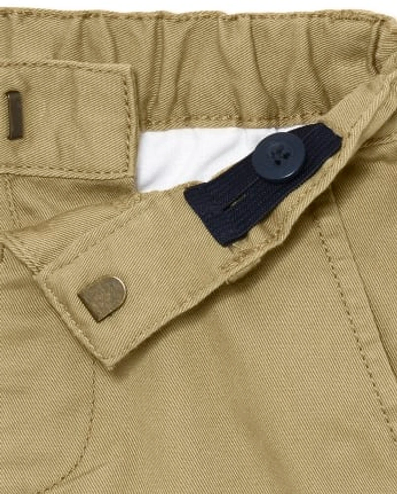 Pantalon chino stretch moulant pour bébé et tout-petit garçon