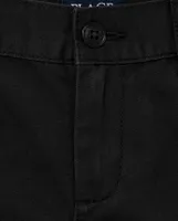 Short chino extensible pour garçon