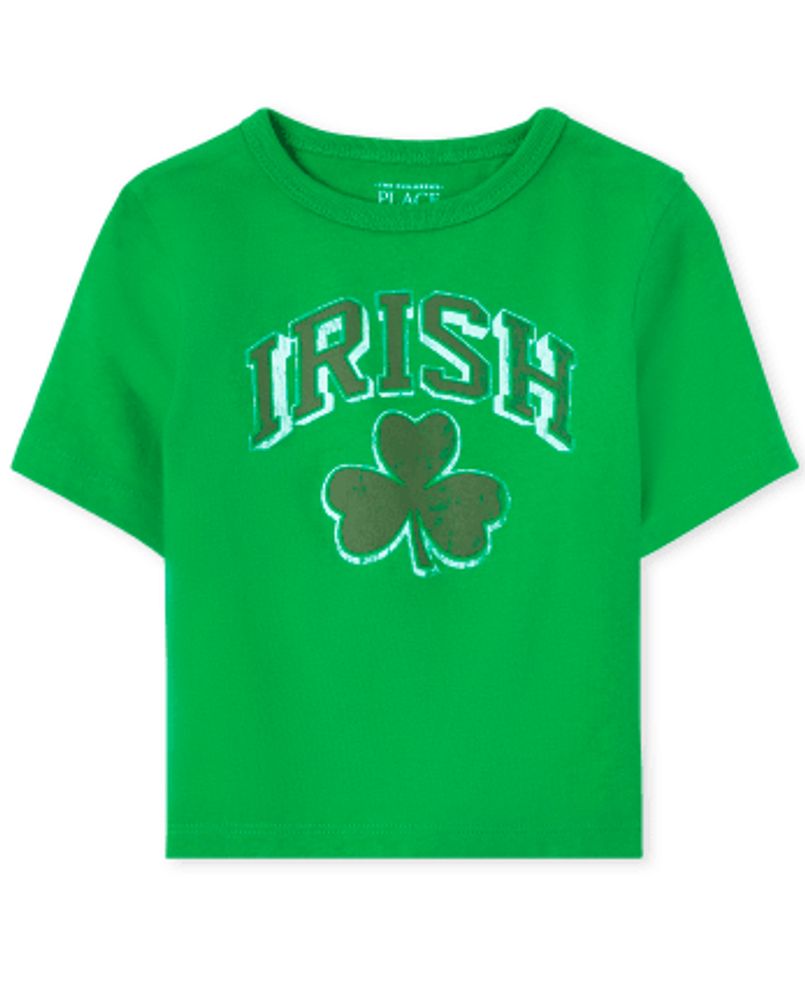 Baby And Toddler Boys Matching Family Shamrock Graphic Tee