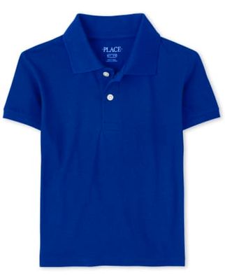 Boys Uniform Jersey Polo - renew blue