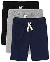 Kids French Terry Shorts 3-Pack