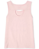 Girls Mix And Match Glitter Cut Out Tank Top