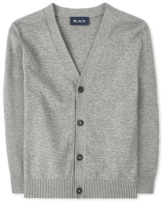 Boys V Neck Cardigan