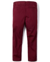Boys Uniform Stretch Skinny Chino Pants