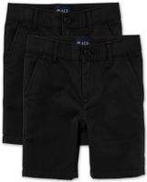 Boys Uniform Stretch Chino Shorts -Pack