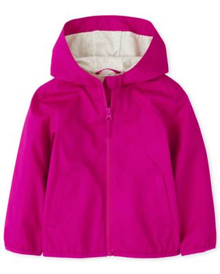 Toddler Girls Uniform Windbreaker Jacket - aurora pink
