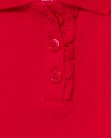 Toddler Girls Uniform Ruffle Pique Polo -Pack