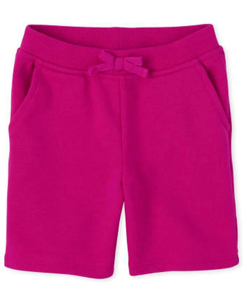 Short en molleton pour toute-petite fille