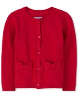 Toddler Girls Bow Cardigan