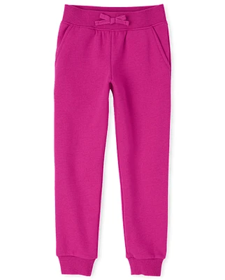 Girls Fleece Jogger Pants