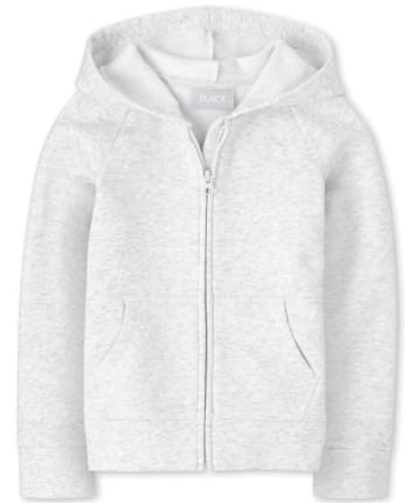 Girls Fleece Zip Up Hoodie