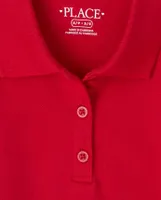 Girls Uniform Pique Polo 2-Pack