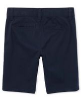 Girls Uniform Stretch Chino Shorts 2-Pack