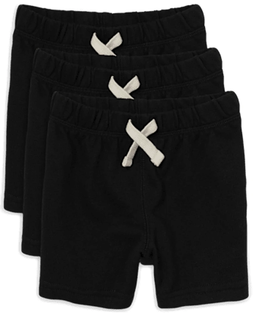 Baby And Toddler Boys French Terry Shorts 3-Pack