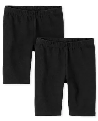 Girls Mix And Match Bike Shorts 2-Pack