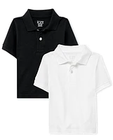 Baby And Toddler Uniform Pique Polo -Pack