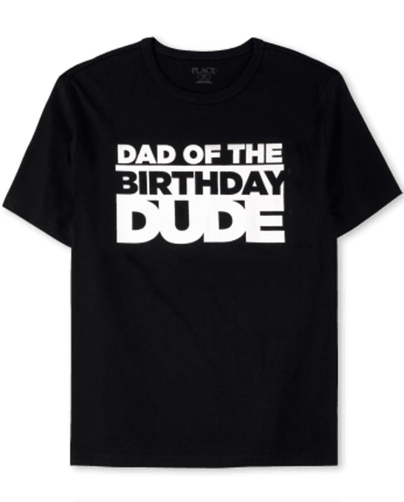 Mens Matching Family Birthday Graphic Tee