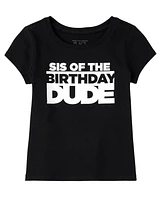 T-shirt graphique assorti pour anniversaire de famille bébé et toute-petite fille