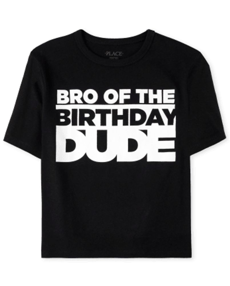 Boys Matching Family Birthday Graphic Tee