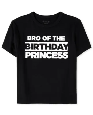 Boys Matching Family Birthday Graphic Tee