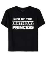 Boys Matching Family Birthday Graphic Tee