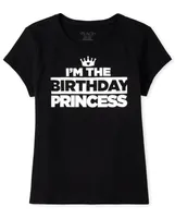 Girls Matching Family Birthday Graphic Tee