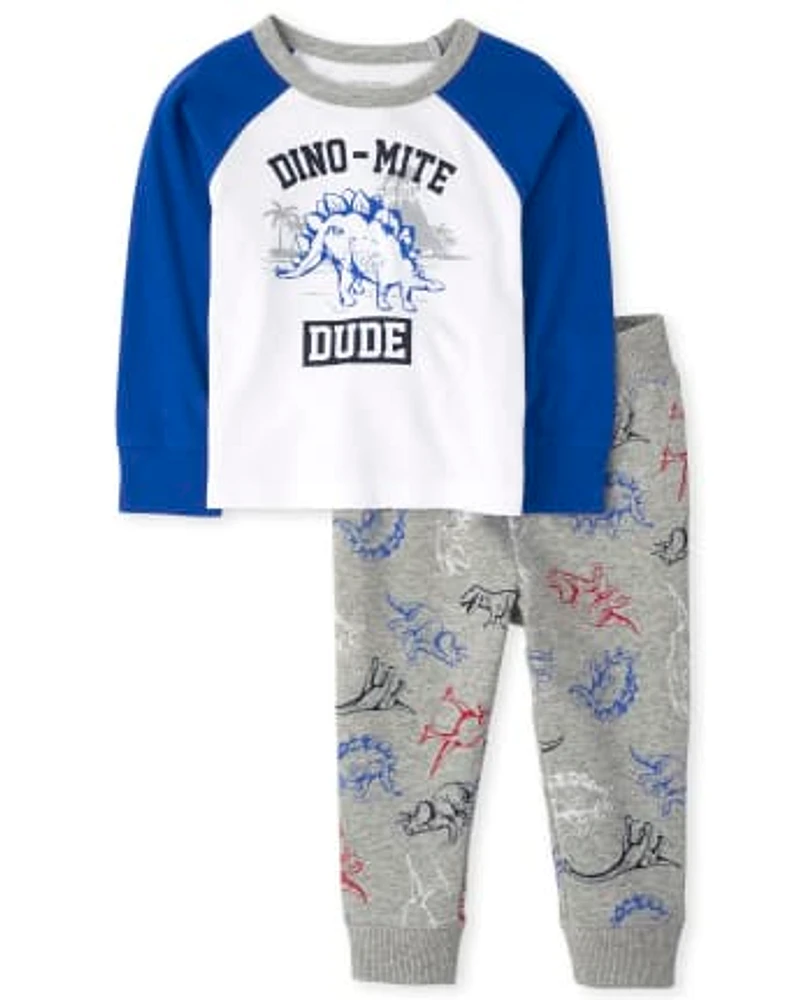 Ensemble de tenue Dino Mite pour bébés et tout-petits garçons