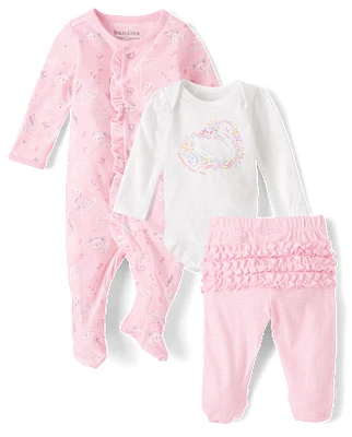 Baby Girls Take Me Home 3-Piece Set