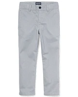 Boys Uniform Stretch Relaxed Straight Chino Pants