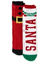 Adult Team Santa Cozy Socks 2-Pack