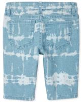 Girls Tie Dye Denim Skimmer Shorts