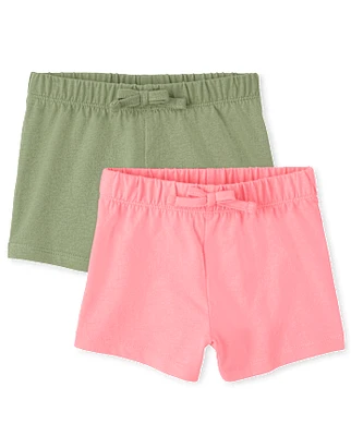 Toddler Girls Shorts 2-Pack