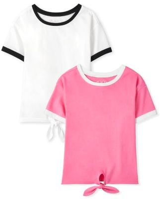 Girls Tie Front Top 2-Pack