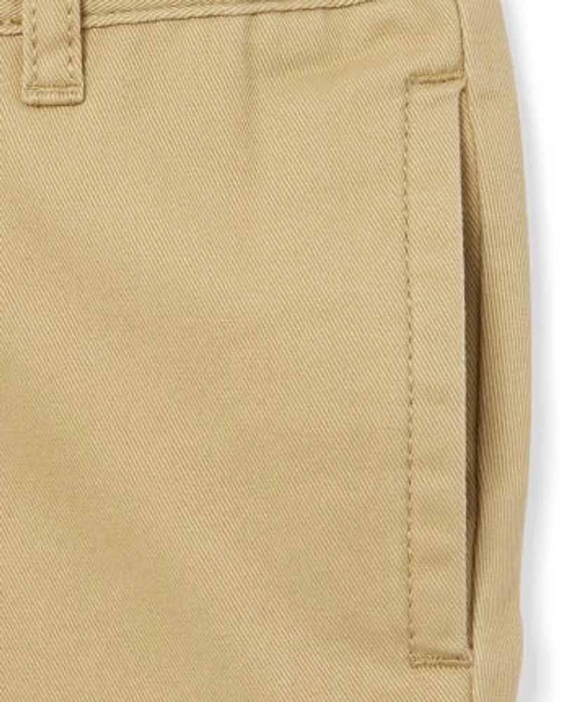 Lot de 2 pantalons chino basiques pour bébé et tout-petit garçon