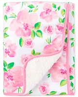 Couverture douillette rose pour bébé fille