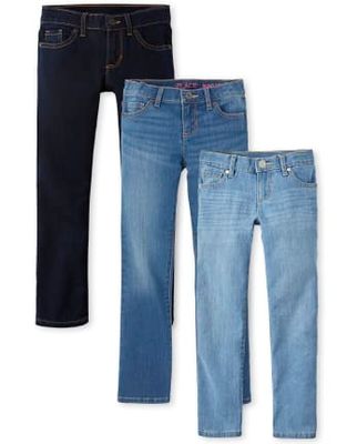 Girls Basic Skinny Jeans 3-Pack
