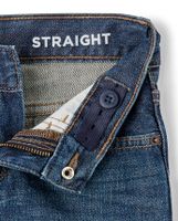 Boys Non-Stretch Straight Jeans 3-Pack