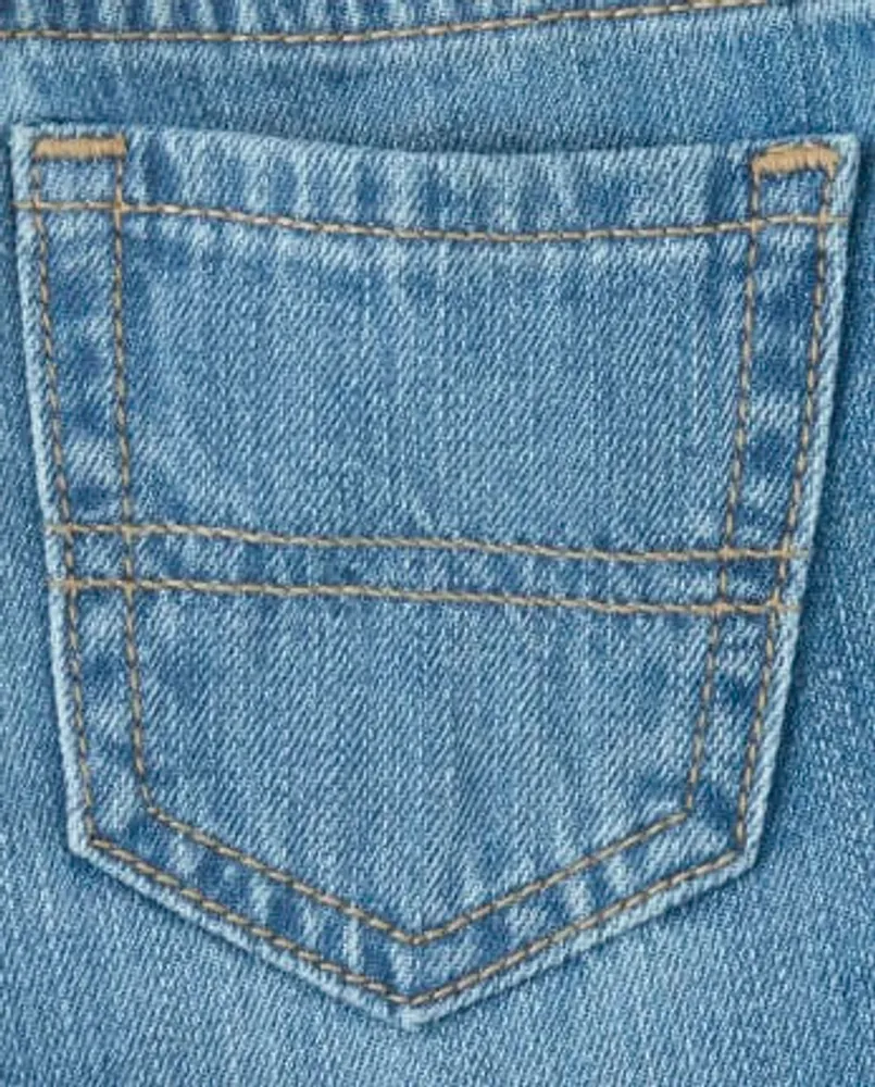 Lot de 2 jeans droits basiques pour bébé et tout-petit garçon