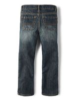 Boys Non-Stretch Bootcut Jeans 3-Pack