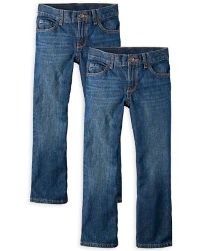 Boys Basic Bootcut Jeans -Pack