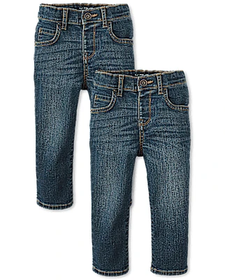 Baby And Toddler Boys Skinny Jeans 2-Pack