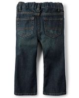 Baby And Toddler Boys Non-Stretch Bootcut Jeans 2-Pack