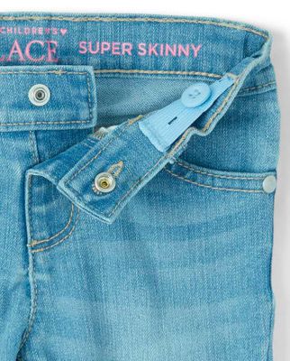 Baby And Toddler Girls Basic Super Skinny Jeans 3-Pack - multi clr