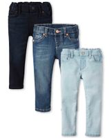 Baby And Toddler Girls Skinny Jeans 3-Pack