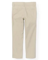 Girls Uniform Stretch Skinny Chino Pants 2-Pack