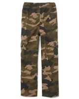 Boys Camo Pull On Cargo Pants 2-Pack