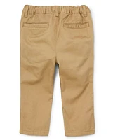 Lot de 2 pantalons chino droits et extensibles pour bébés tout-petits garçons