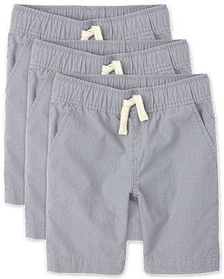 Boys Pull On Jogger Shorts -Pack