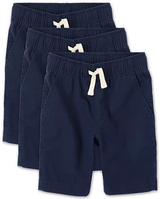Boys Pull On Jogger Shorts 3-Pack